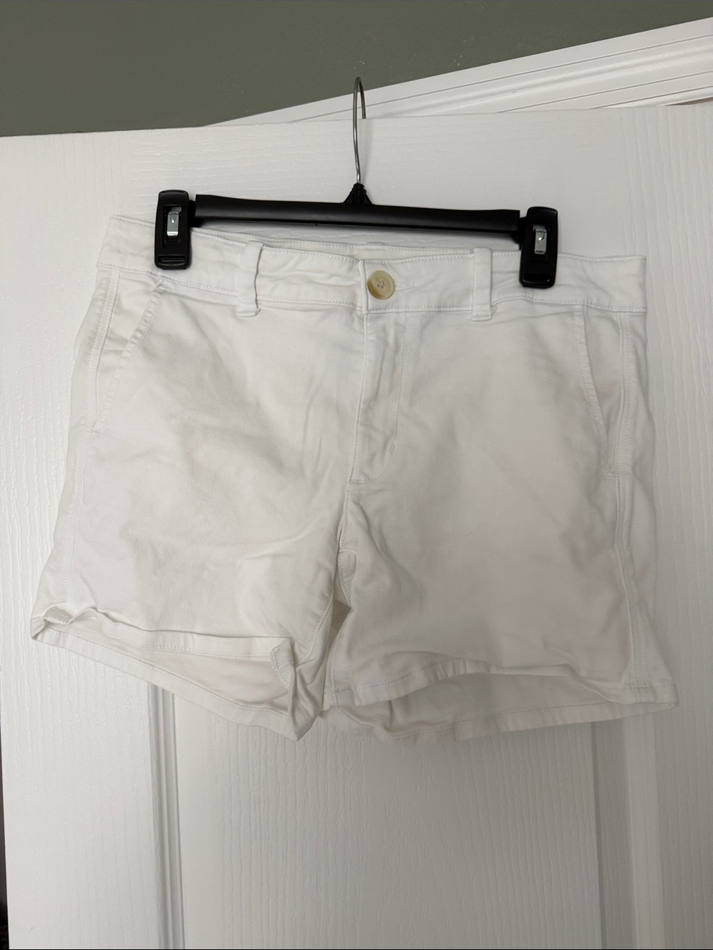 American Eagle Outfitters White Denim Shorts